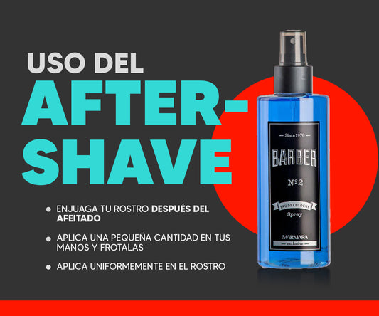 ¿Cómo utilizo un aftershave?