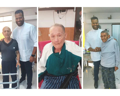 Visita al asilo La Tercera Edad