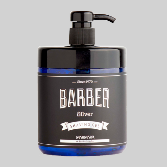 BARBER Shaving Gel Silver 1000ml Bottle
