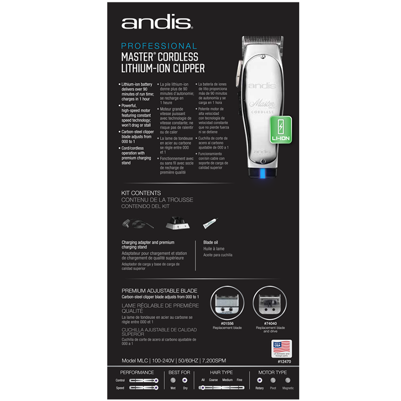 Master Cordless Lithium-Ion Clipper
