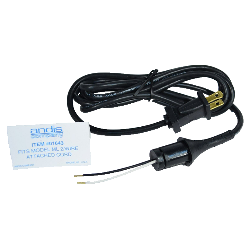 Andis 2-Wire Attached Cord, Bagged (ML)
