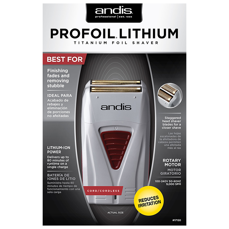 Profoil® Lithium Titanium Foil Shaver - Gray