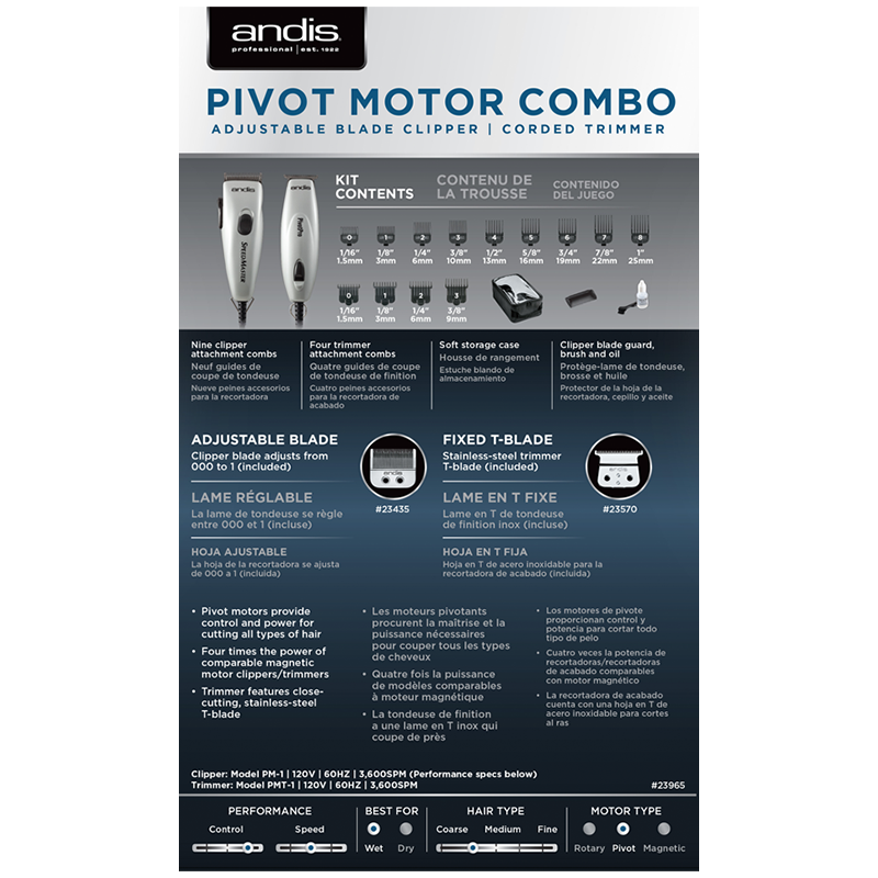 Pivot Motor Combo (Silver)