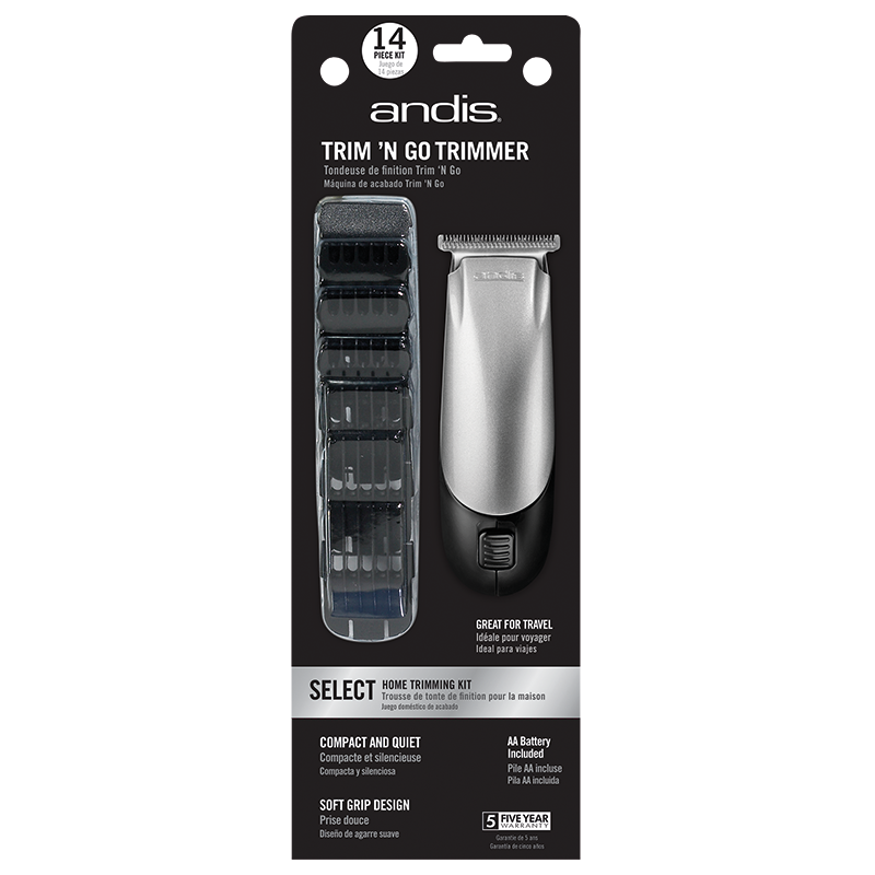 Trim 'N Go Trimmer - Silver & Black