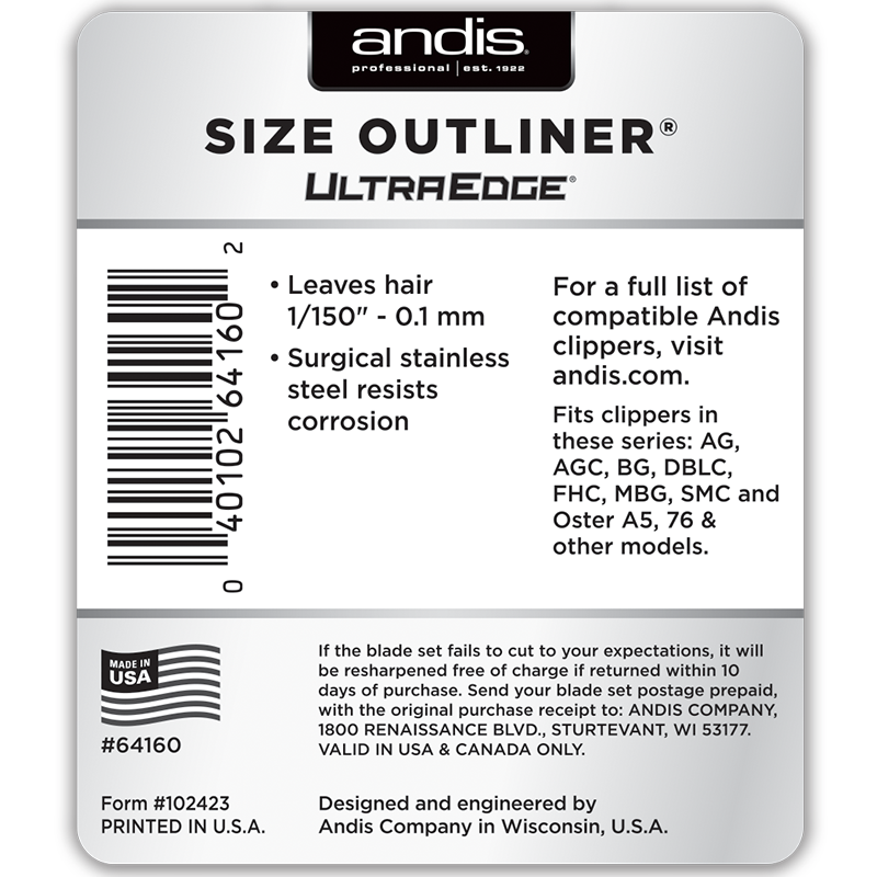 UltraEdge® Detachable Outliner® Blade, Size 1/150