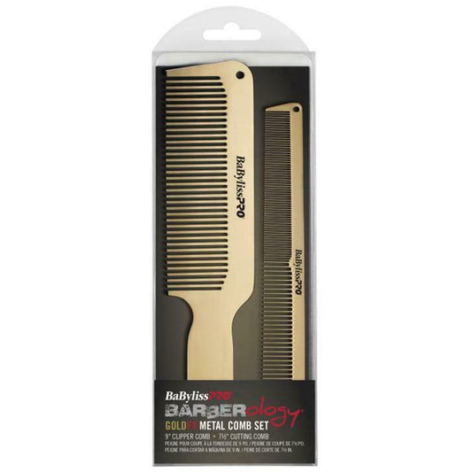 Barberology GoldFX Metal Comb Set