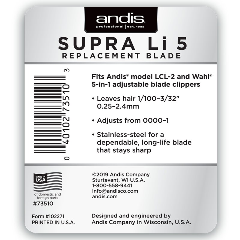 Supra Li 5 Replacement Blade