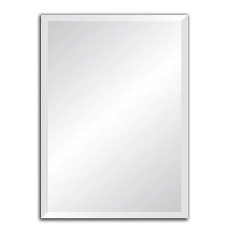 Rectangular Bevel Mirror 92 x 76 cm