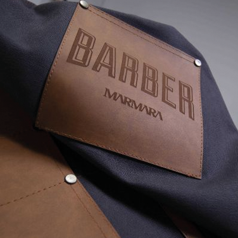 BARBER Apron Blue