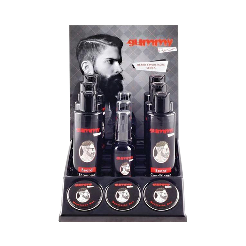 Beard & Moustache Display Set - 12 products