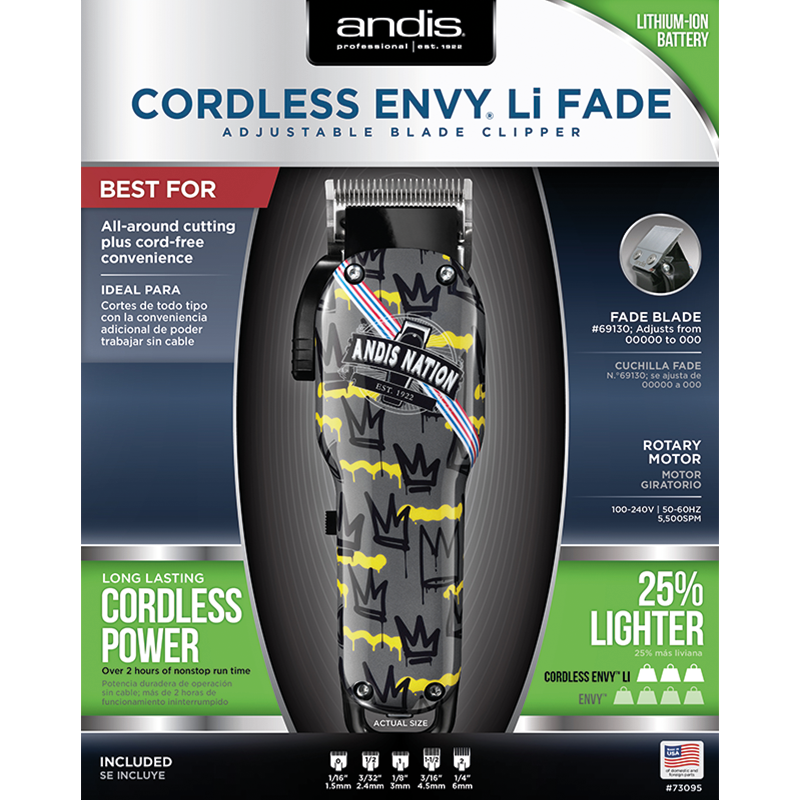 Cordless Envy Li Fade - Andis Nation