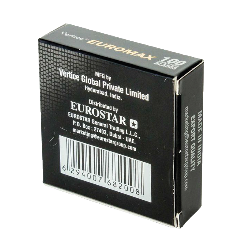 Euromax Platinum Single Edge Blades 100pc