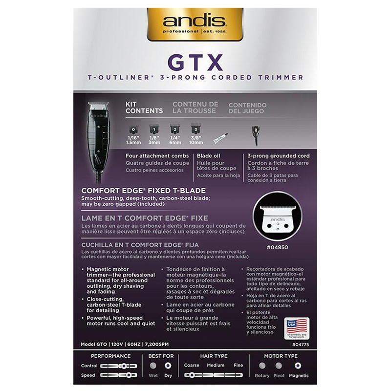GTX T-Outliner 3-Prong Corded Trimmer