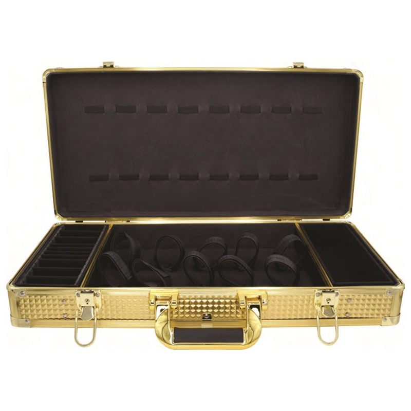 Diamond Embossing Texture Barber Case