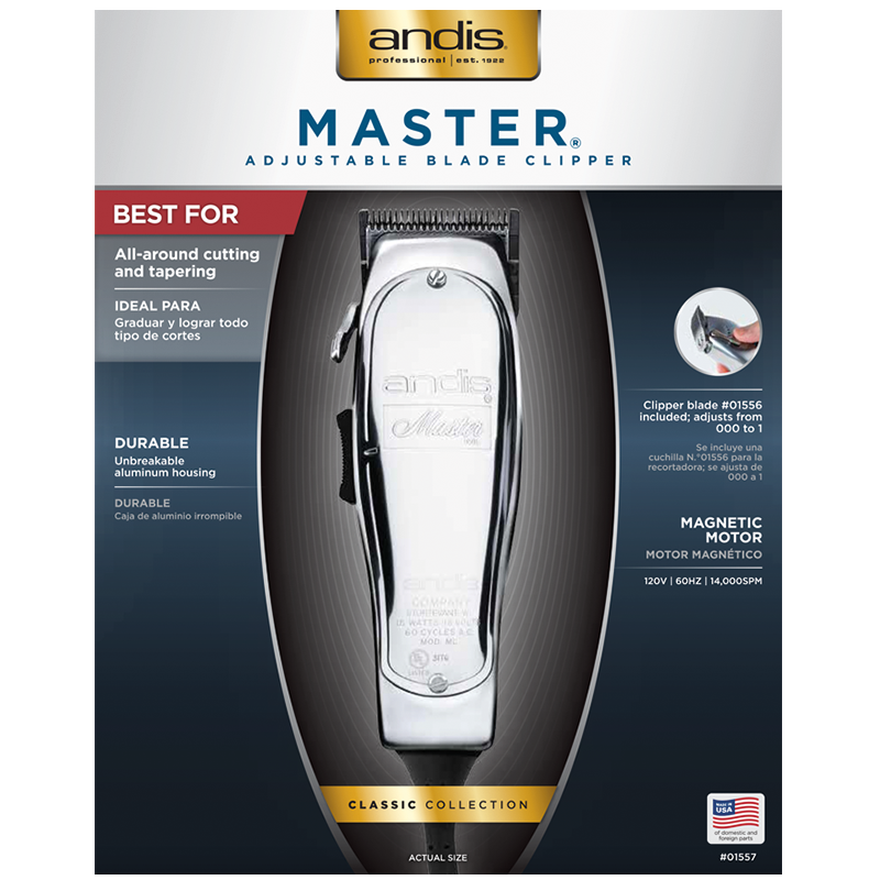 Andis Master® Adjustable Blade Clipper