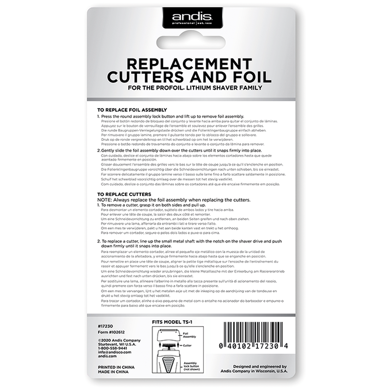 Replacement Cutters and Foil - Copper