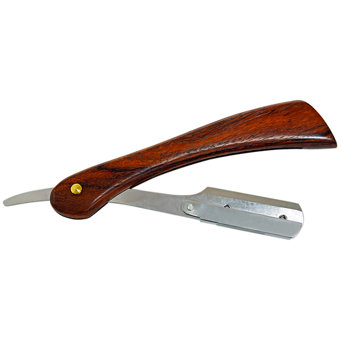 Scalpmaster Deluxe Wood Handle Straight Razor