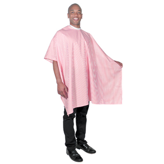 Nylon Striped Barber Cape