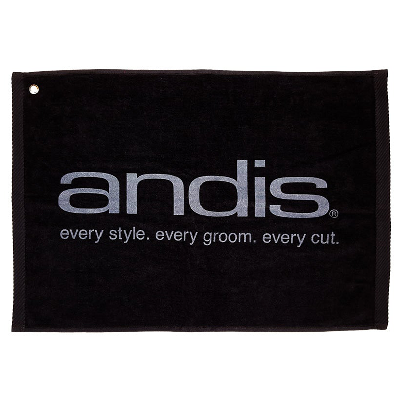 Logo Towel-Lge (16inx25in), Black/Gray Letters