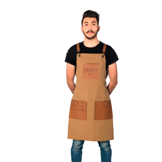 BARBER Apron Beige