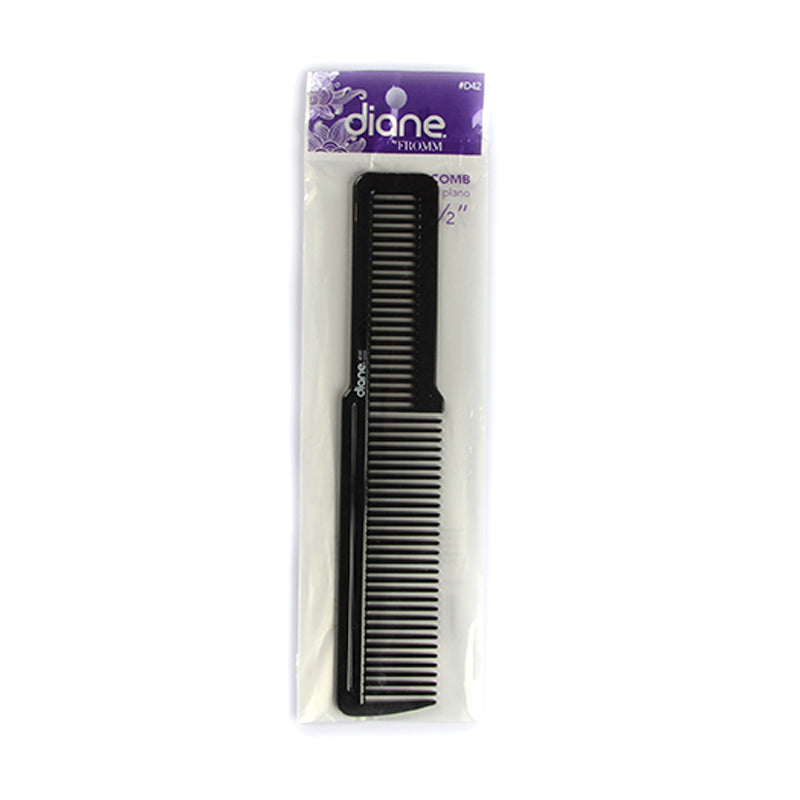 Diane Flat Top Comb 7 1/2" (Negro)