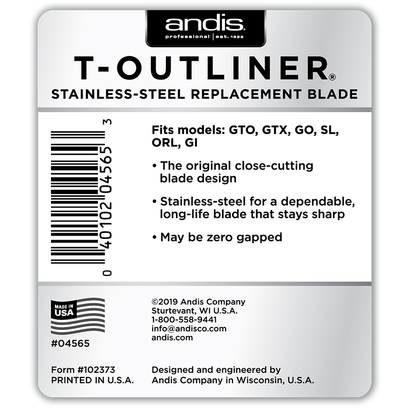 T-Outliner Stainless Steel Replacement Blade