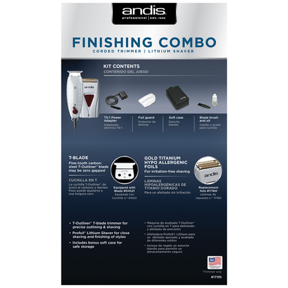 Finishing Combo Corded Trimmer | Lithium Shaver