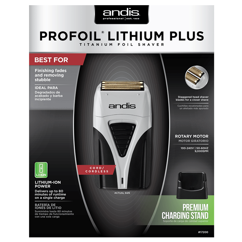 ProFoil® Lithium Plus Titanium Foil Shaver - Black & Gray