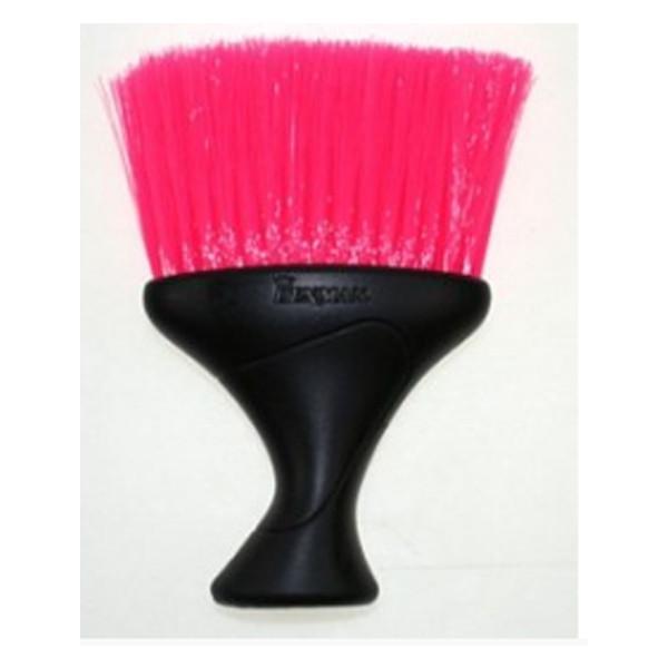 Denman Black/Pink Nylon Neck Duster
