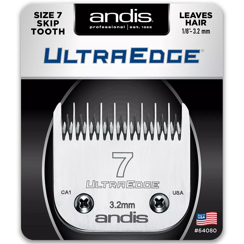 Ultra Edge® Leaves Hair 1/8" - 3.2mm Skip Tooth, Size 7