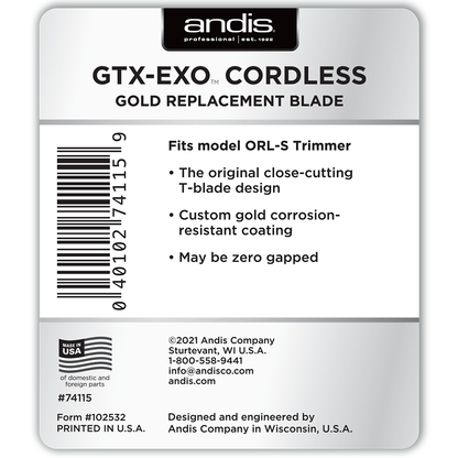 GTX-EXO Cordless Gold Replacement Blade