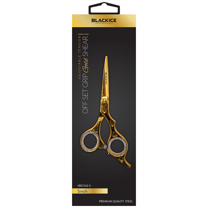 Off Set Grip GOLD Stylish Shears