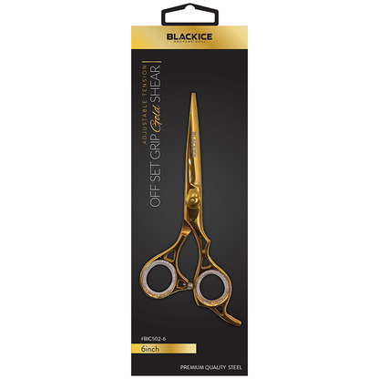 Off Set Grip GOLD Stylish Shears