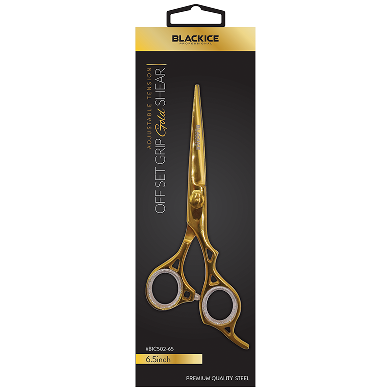 Off Set Grip GOLD Stylish Shears