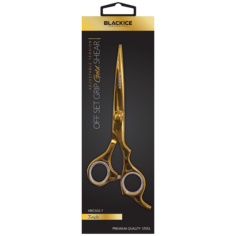 Off Set Grip GOLD Stylish Shears