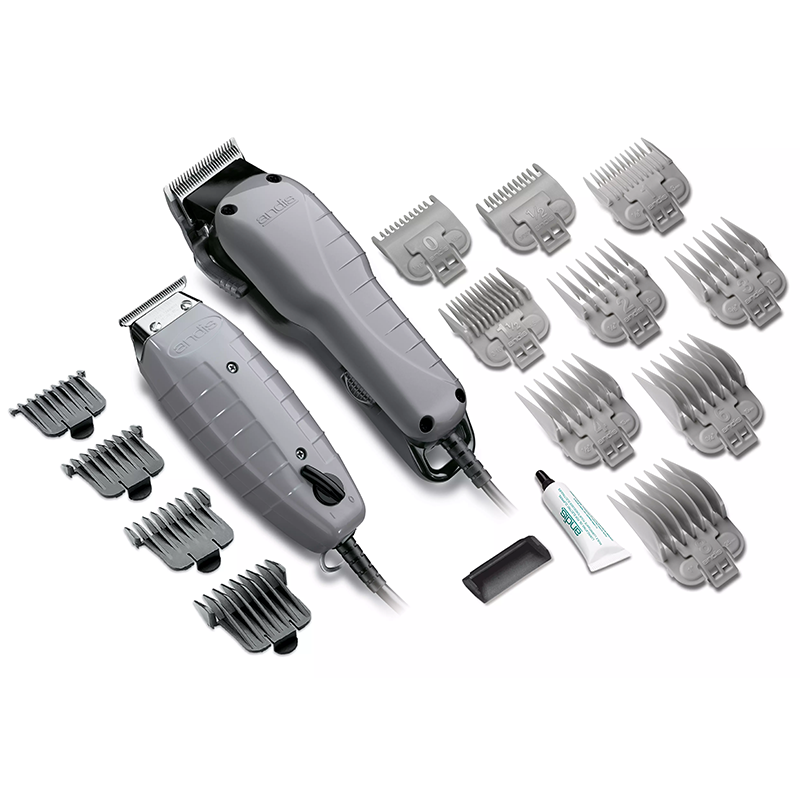 Andis Barber Combo Adjustable Blade Clipper | Corded Trimmer