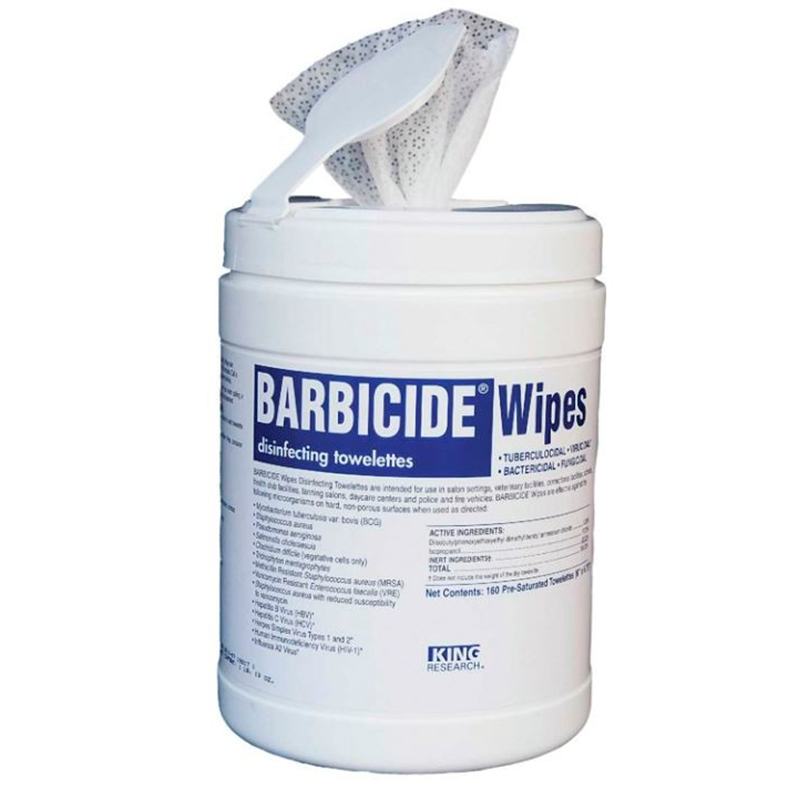 Barbicide Disinfectant Wipes (160pcs)