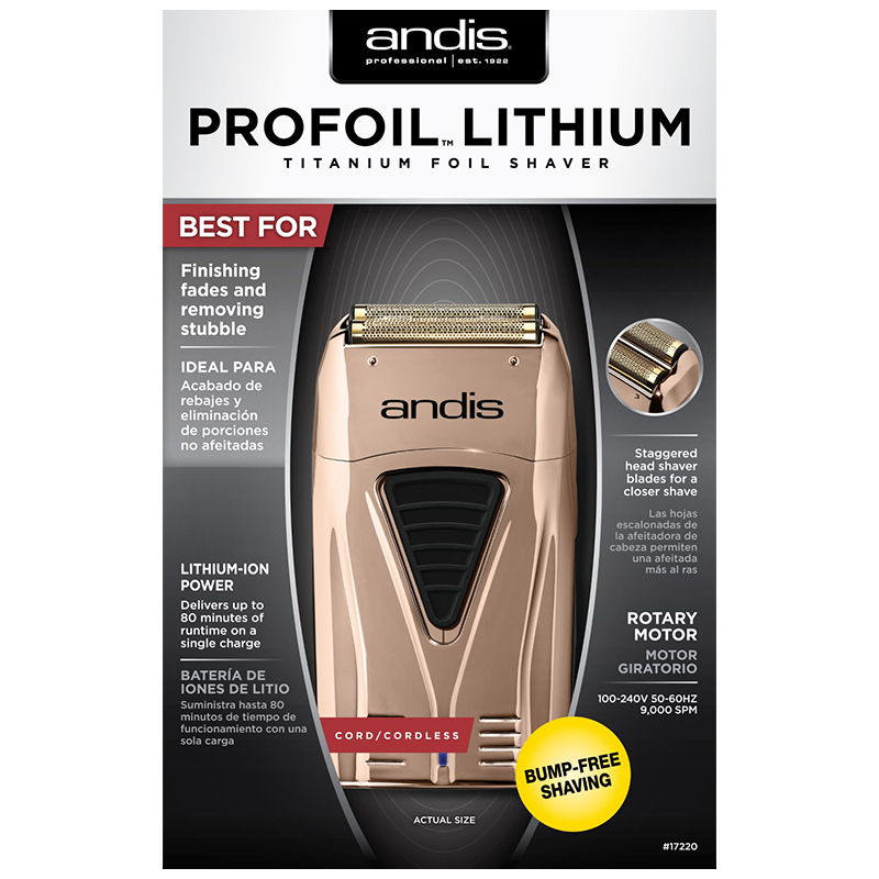 ProFoil® Lithium Titanium Foil Shaver - Copper