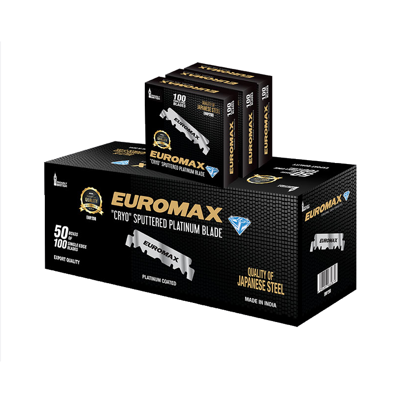 Euromax Platinum Single Edge Blades 100pc