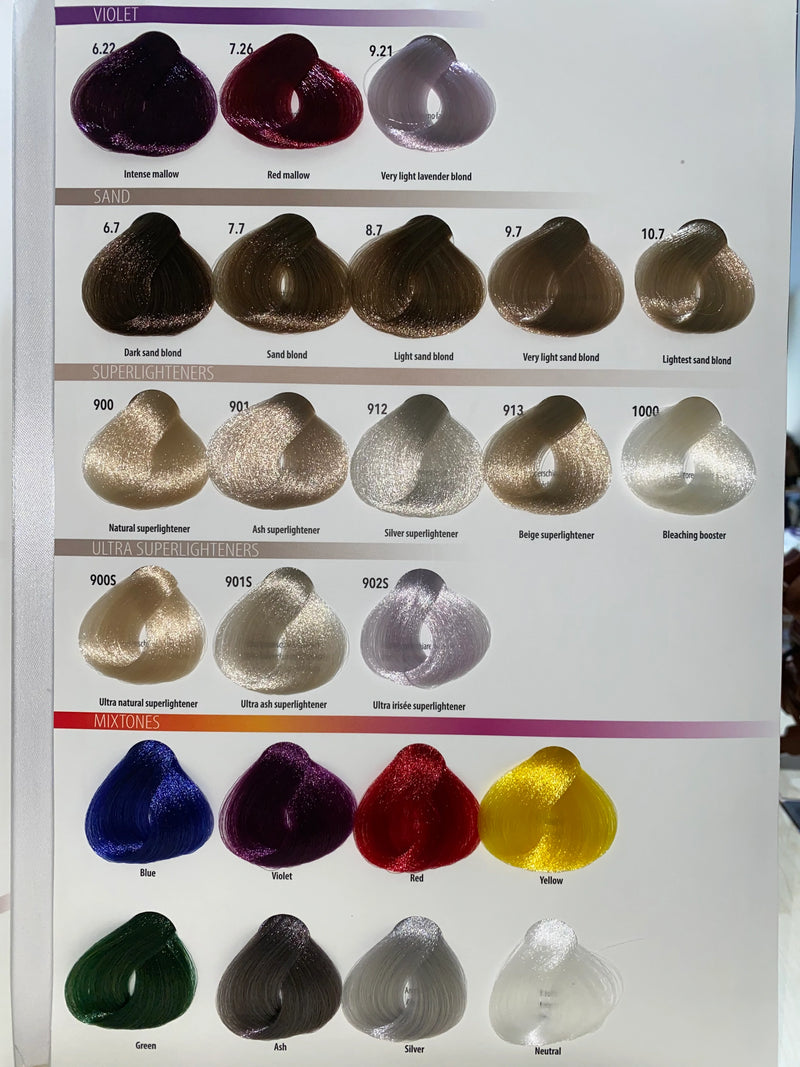 Color Chart Cree