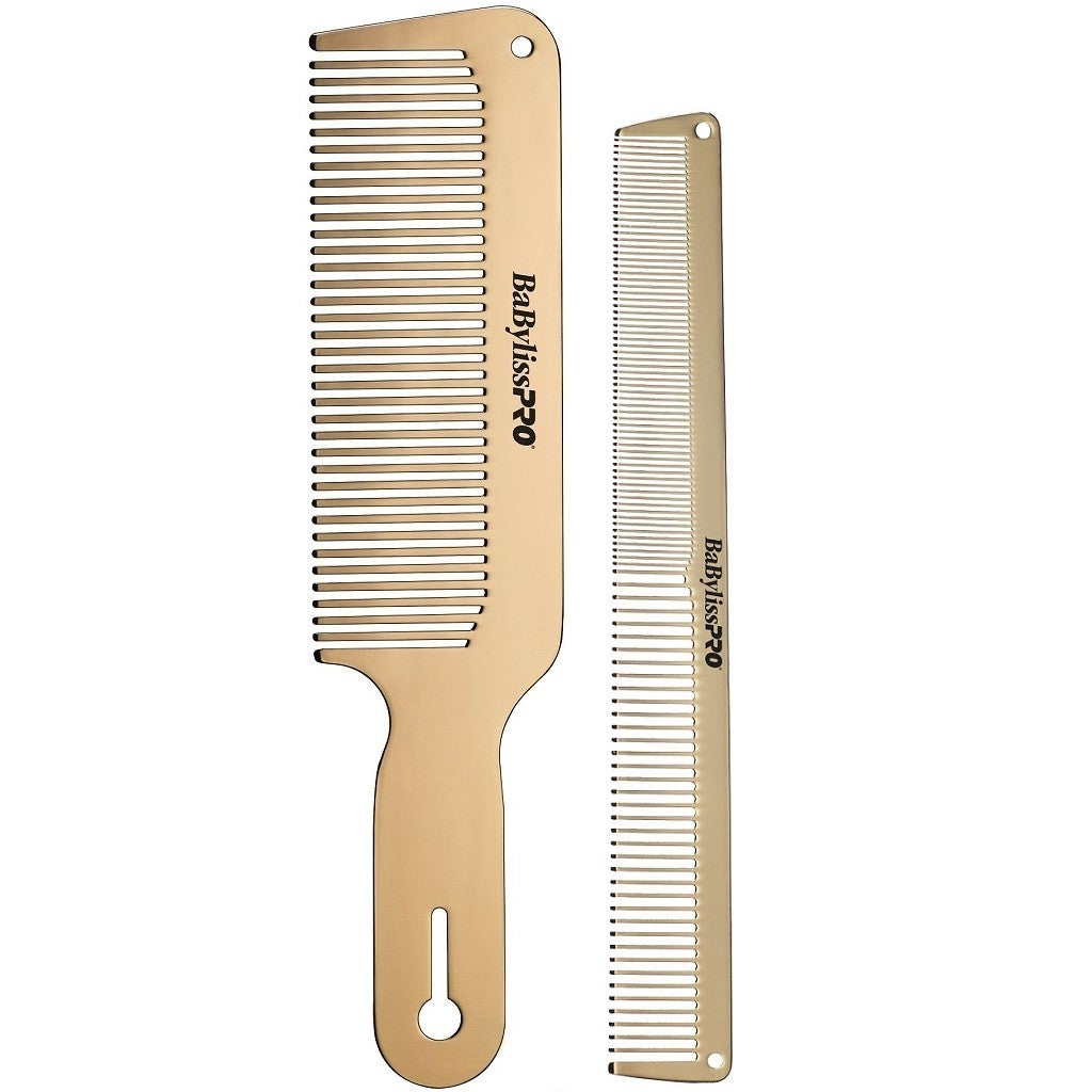 GoldFx Metal Comb Set - Xcluciv Barber Supplier