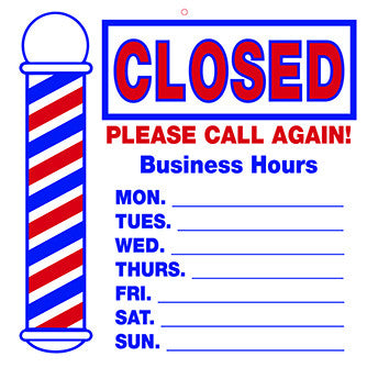 Open/Close Business Hours Sign