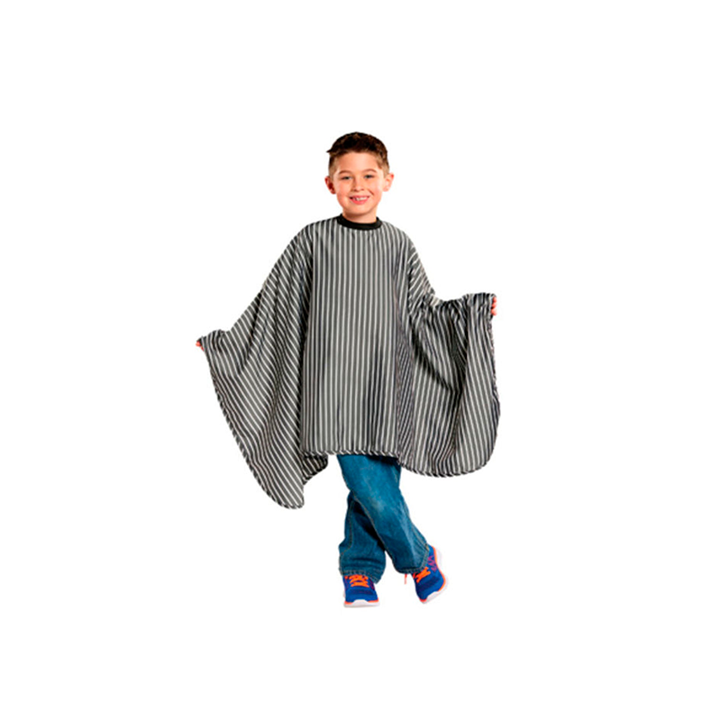 Kids Striped Barber Cape